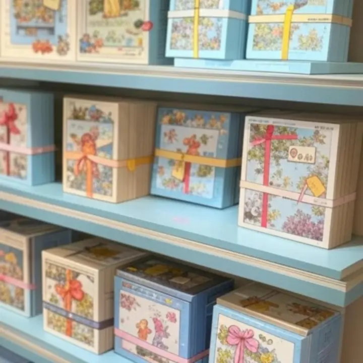 Zestaw starannie dobranych puzzli przygotowanych jako prezent